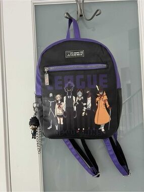 My Hero Academia Purple & Black Character Backpack
